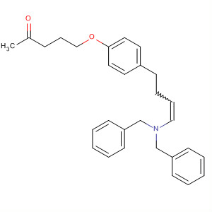 912338-81-9  2-Pentanone, 5-[4-[4-[bis(phenylmethyl)amino]-3-butenyl]phenoxy]-