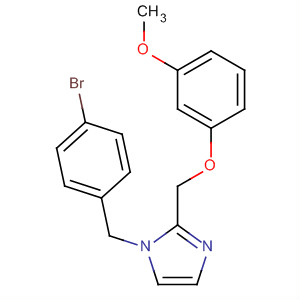 912343-37-4  1H-Imidazole,1-[(4-bromophenyl)methyl]-2-[(3-methoxyphenoxy)methyl]-