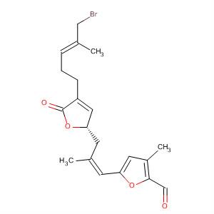 912344-26-4  2-Furancarboxaldehyde,5-[(1Z)-3-[(2S)-4-[(3E)-5-bromo-4-methyl-3-pentenyl]-2,5-dihydro-5-oxo-2-furanyl]-2-methyl-1-propenyl]-3-methyl-
