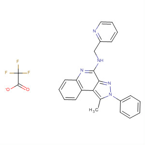 912450-97-6  2H-Pyrazolo[3,4-c]quinolin-4-amine,1-methyl-2-phenyl-N-(2-pyridinylmethyl)-, trifluoroacetate