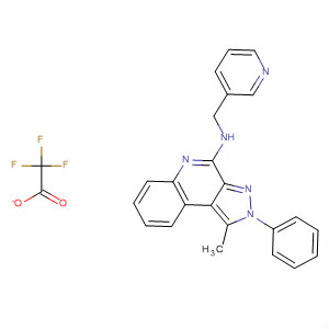912450-99-8  2H-Pyrazolo[3,4-c]quinolin-4-amine,1-methyl-2-phenyl-N-(3-pyridinylmethyl)-, trifluoroacetate