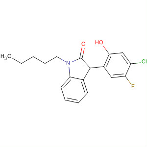 912668-89-4  2H-Indol-2-one,3-(4-chloro-5-fluoro-2-hydroxyphenyl)-1,3-dihydro-1-pentyl- 912668-89-4  2H-Indol-2-one,3-(4-chloro-5-fluoro-2-hydroxyphenyl)-1,3-dihydro-1-pentyl-
