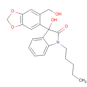 912669-31-9  2H-Indol-2-one,1,3-dihydro-3-hydroxy-3-[6-(hydroxymethyl)-1,3-benzodioxol-5-yl]-1-pentyl-