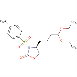 912806-74-7  2-Oxazolidinone, 4-(4,4-diethoxybutyl)-3-[(4-methylphenyl)sulfonyl]-,(4S)-