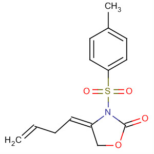 912806-76-9  2-Oxazolidinone, 4-(3-butenylidene)-3-[(4-methylphenyl)sulfonyl]-, (4E)-