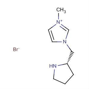 912840-83-6  1H-Imidazolium, 1-methyl-3-[(2S)-2-pyrrolidinylmethyl]-, bromide