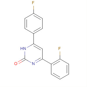 912960-86-2  2(1H)-Pyrimidinone, 4-(2-fluorophenyl)-6-(4-fluorophenyl)- 912960-86-2  2(1H)-Pyrimidinone, 4-(2-fluorophenyl)-6-(4-fluorophenyl)-