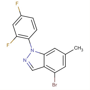913002-98-9  1H-Indazole, 4-bromo-1-(2,4-difluorophenyl)-6-methyl-