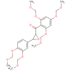 91318-14-8  Methanone,[3-[3,4-bis(methoxymethoxy)phenyl]oxiranyl][2,4,6-tris(methoxymethoxy)phenyl]-, trans-