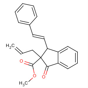 913193-00-7  1H-Indene-2-carboxylic acid,2,3-dihydro-1-oxo-3-[(1E)-2-phenylethenyl]-2-(2-propenyl)-, methylester, (2S,3S)-