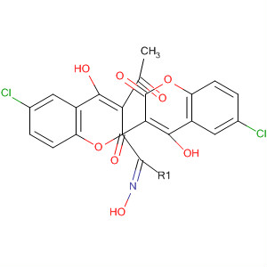 913334-42-6  2H-1-Benzopyran-3-acetaldehyde,6-chloro-a-(6-chloro-4-hydroxy-2-oxo-2H-1-benzopyran-3-yl)-4-hydroxy-2-oxo-, a-oxime 913334-42-6  2H-1-Benzopyran-3-acetaldehyde,6-chloro-a-(6-chloro-4-hydroxy-2-oxo-2H-1-benzopyran-3-yl)-4-hydroxy-2-oxo-, a-oxime