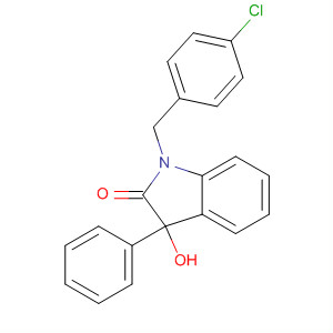 913546-74-4  2H-Indol-2-one,1-[(4-chlorophenyl)methyl]-1,3-dihydro-3-hydroxy-3-phenyl-