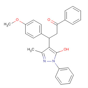 91359-63-6  1-Propanone,3-(5-hydroxy-3-methyl-1-phenyl-1H-pyrazol-4-yl)-3-(4-methoxyphenyl)-1-phenyl-