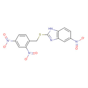 913625-92-0  1H-Benzimidazole, 2-[[(2,4-dinitrophenyl)methyl]thio]-5-nitro-