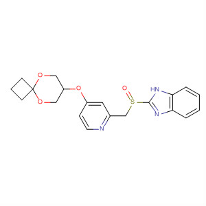 913694-57-2  1H-Benzimidazole,2-[[[4-(5,9-dioxaspiro[3.5]non-7-yloxy)-2-pyridinyl]methyl]sulfinyl]-