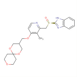 913694-95-8  1H-Benzimidazole,2-[(R)-[[3-methyl-4-(1,5,9-trioxaspiro[5.5]undec-3-ylmethoxy)-2-pyridinyl]methyl]sulfinyl]-