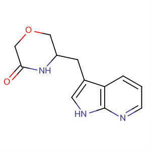 913718-65-7  3-Morpholinone, 5-(1H-pyrrolo[2,3-b]pyridin-3-ylmethyl)-