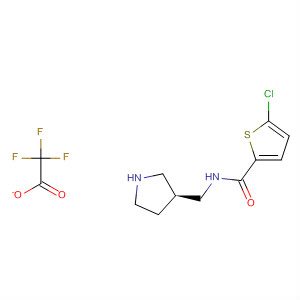 913743-38-1  2-Thiophenecarboxamide, 5-chloro-N-[(3S)-3-pyrrolidinylmethyl]-,mono(trifluoroacetate)