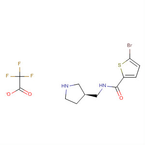 913743-42-7  2-Thiophenecarboxamide, 5-bromo-N-[(3S)-3-pyrrolidinylmethyl]-,mono(trifluoroacetate)