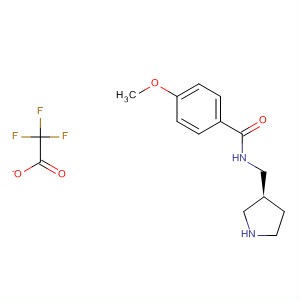 913743-74-5  Benzamide, 4-methoxy-N-[(3S)-3-pyrrolidinylmethyl]-,mono(trifluoroacetate)
