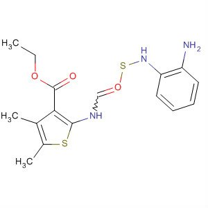 913986-78-4  3-Thiophenecarboxylic acid,2-[[[(2-aminophenyl)amino]thioxomethyl]amino]-4,5-dimethyl-, ethylester