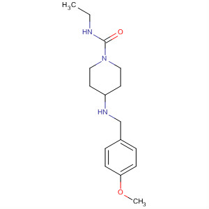 914077-11-5  1-Piperidinecarboxamide, N-ethyl-4-[[(4-methoxyphenyl)methyl]amino]-