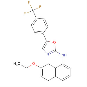914090-85-0  2-Oxazolamine,N-(7-ethoxy-5,8-dihydro-1-naphthalenyl)-5-[4-(trifluoromethyl)phenyl]-