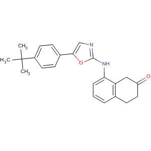 914090-89-4  2(1H)-Naphthalenone,8-[[5-[4-(1,1-dimethylethyl)phenyl]-2-oxazolyl]amino]-3,4-dihydro-
