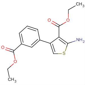 914202-62-3  3-Thiophenecarboxylic acid, 2-amino-4-[3-(ethoxycarbonyl)phenyl]-,ethyl ester
