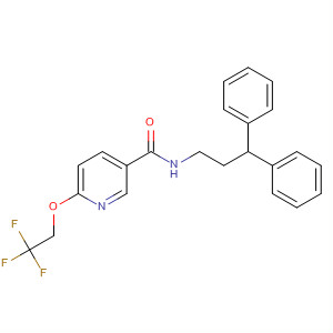 914385-69-6  3-Pyridinecarboxamide,N-(3,3-diphenylpropyl)-6-(2,2,2-trifluoroethoxy)-