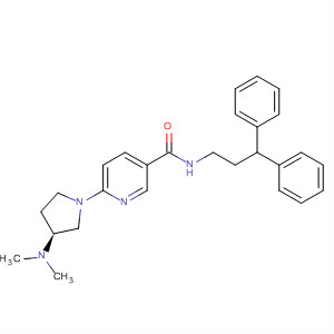 914385-76-5  3-Pyridinecarboxamide,6-[(3S)-3-(dimethylamino)-1-pyrrolidinyl]-N-(3,3-diphenylpropyl)-