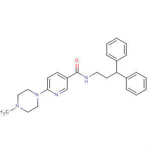 914385-77-6  3-Pyridinecarboxamide,N-(3,3-diphenylpropyl)-6-(4-methyl-1-piperazinyl)-