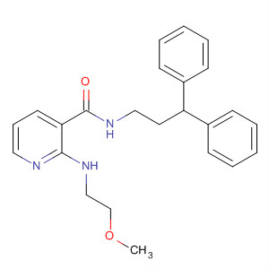 914385-87-8  3-Pyridinecarboxamide,N-(3,3-diphenylpropyl)-2-[(2-methoxyethyl)amino]-