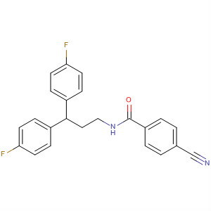 914385-93-6  Benzamide, N-[3,3-bis(4-fluorophenyl)propyl]-4-cyano-