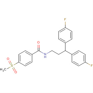 914385-94-7  Benzamide, N-[3,3-bis(4-fluorophenyl)propyl]-4-(methylsulfonyl)-