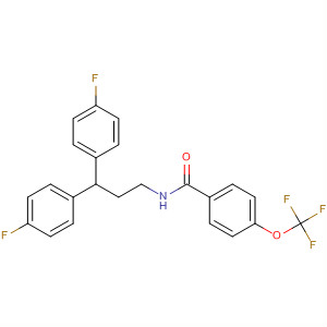 914385-96-9  Benzamide, N-[3,3-bis(4-fluorophenyl)propyl]-4-(trifluoromethoxy)-
