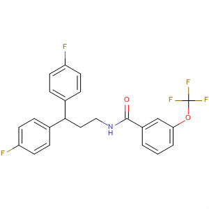 914386-21-3  Benzamide, N-[3,3-bis(4-fluorophenyl)propyl]-3-(trifluoromethoxy)-