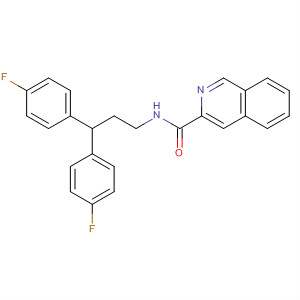 914386-33-7  3-Isoquinolinecarboxamide, N-[3,3-bis(4-fluorophenyl)propyl]-