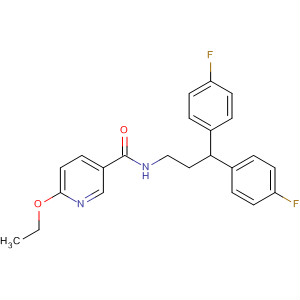 914386-49-5  3-Pyridinecarboxamide, N-[3,3-bis(4-fluorophenyl)propyl]-6-ethoxy-