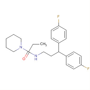 914386-92-8  1-Piperidinepropanamide, N-[3,3-bis(4-fluorophenyl)propyl]-