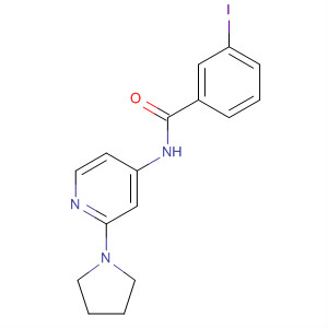 914397-50-5  Benzamide, 3-iodo-N-[2-(1-pyrrolidinyl)-4-pyridinyl]-