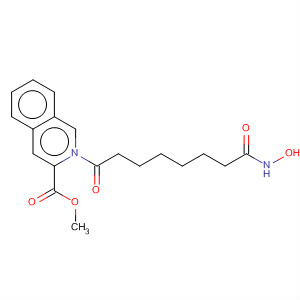 914605-07-5  3-Isoquinolinecarboxylic acid,1,2,3,4-tetrahydro-2-[8-(hydroxyamino)-1,8-dioxooctyl]-, methyl ester,(3S)-