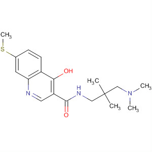 914658-25-6  3-Quinolinecarboxamide,N-[3-(dimethylamino)-2,2-dimethylpropyl]-4-hydroxy-7-(methylthio)-