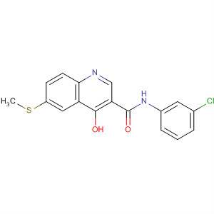 914658-29-0  3-Quinolinecarboxamide, N-(3-chlorophenyl)-4-hydroxy-6-(methylthio)-