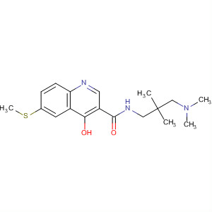 914658-30-3  3-Quinolinecarboxamide,N-[3-(dimethylamino)-2,2-dimethylpropyl]-4-hydroxy-6-(methylthio)-