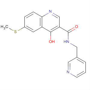 914658-33-6  3-Quinolinecarboxamide,4-hydroxy-6-(methylthio)-N-(3-pyridinylmethyl)-