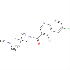 914658-51-8  3-Quinolinecarboxamide,6-chloro-N-[3-(dimethylamino)-2,2-dimethylpropyl]-4-hydroxy-