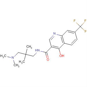914658-77-8  3-Quinolinecarboxamide,N-[3-(dimethylamino)-2,2-dimethylpropyl]-4-hydroxy-7-(trifluoromethyl)-