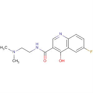 914658-83-6  3-Quinolinecarboxamide,N-[2-(dimethylamino)ethyl]-6-fluoro-4-hydroxy-