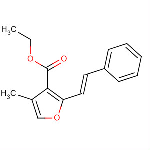 914659-21-5  3-Furancarboxylic acid, 4-methyl-2-[(1E)-2-phenylethenyl]-, ethyl ester